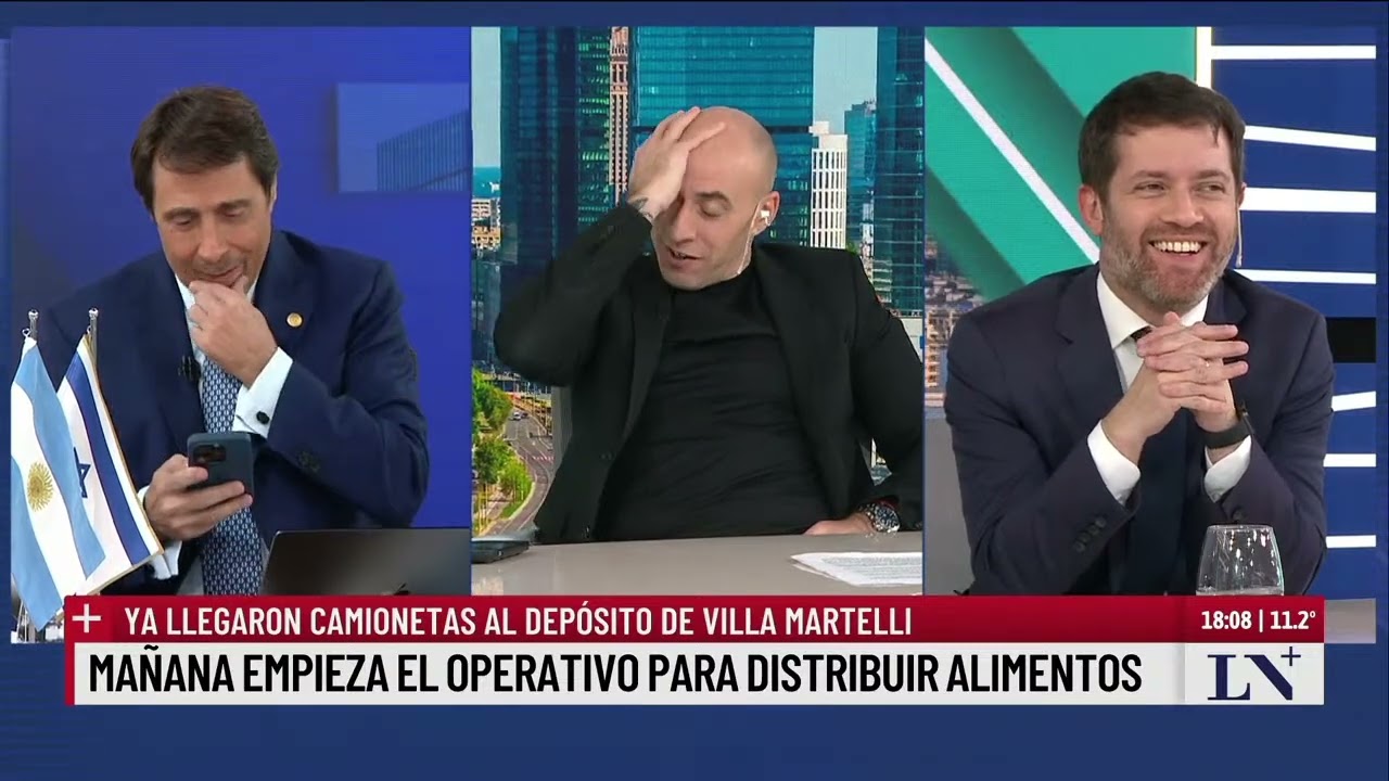 Alimentos: fuerte cruce entre el gobierno y Grabois. Esteban Trebucq con Eduardo Feinmann