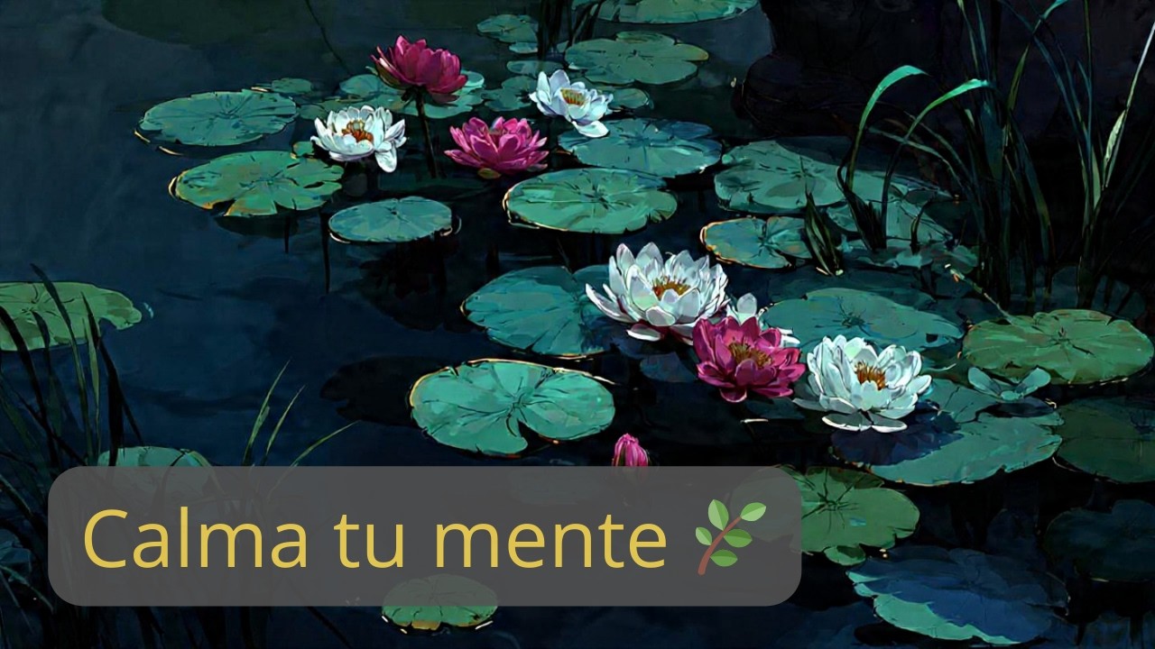 Música Suave para Calmar la Mente 🌅 Del Día a la Noche en el Estanque | 3 Horas de Relajación