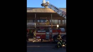 Two-alarm fire breaks out at Whitestone shopping center