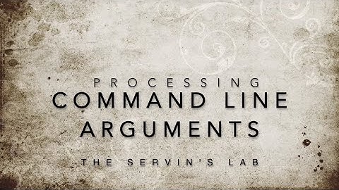Learning Through Mistakes: processing command line/terminal arguments