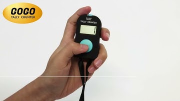GOGO Digital Counter, Electronic Tally Counter with Lanyard, Hand Digital Counter Clicker