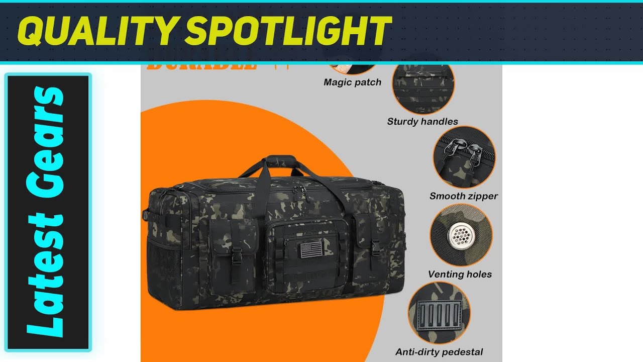 The ULTIMATE 135L Duffle Bag: A Heavy-Duty Gear Monster!