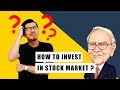 HOW TO INVEST IN STOCK MARKET? (Value Investing &amp; Fundamental Analysis)