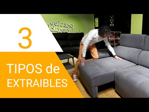 Video: Sofá Extraíble Sin Reposabrazos: Pequeño 120 Cm, Estrecho, Extraíble Hacia Adelante