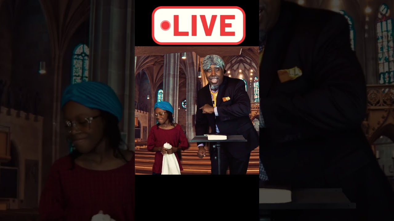 Bishop No-Good & Sister Shorty! #comedy #funny #shorts #church #jokes #reels #humor