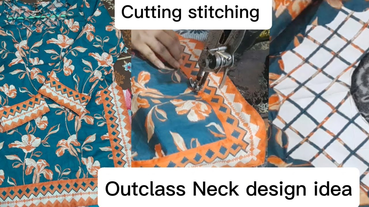 Beautiful Dress Front Neckline Design Without Lace // Cutting and stitching //beautiful ideas