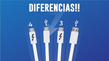 Thunderbolt 4 vs USB 4 vs Thunderbolt 3 vs USB 3 - Diferencias!!