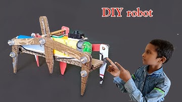 How to make six legged robot - Hexa - DIY Robot / Kanish ideas