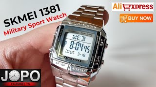 SKMEI 1381 Sport Dual Time Waterproof Homage Watch│Skmei Watch Review│Subtitles