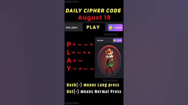 20 August hamster kombat daily cipher combo | Daily cipher hamster kombat today | 5 million coins