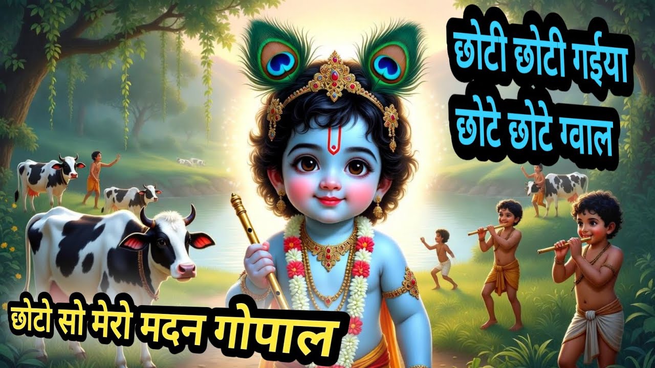 छोटी छोटी गैया | Chhoti Chhoti Gaiya | Madan Gopal Bhajan | Krishna Janmashtami Special | 3D Bhajan