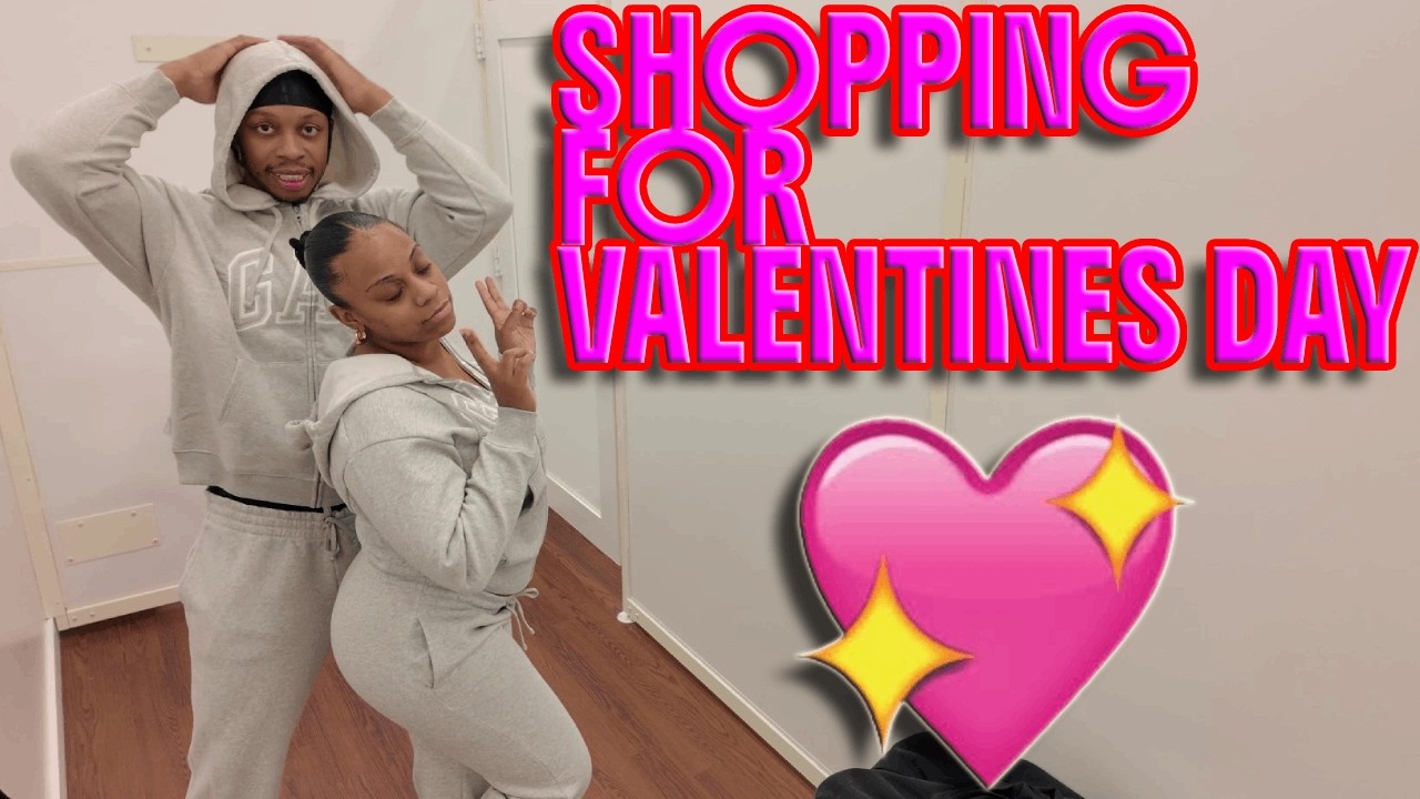 Valentine’s Day SHOPPING With My GF 💕 We Got Matching Sets!