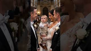 Cutest Ring Bearer Steals the Show! 👶#wedding #baby #ringbearer #cutenessoverload #familywedding