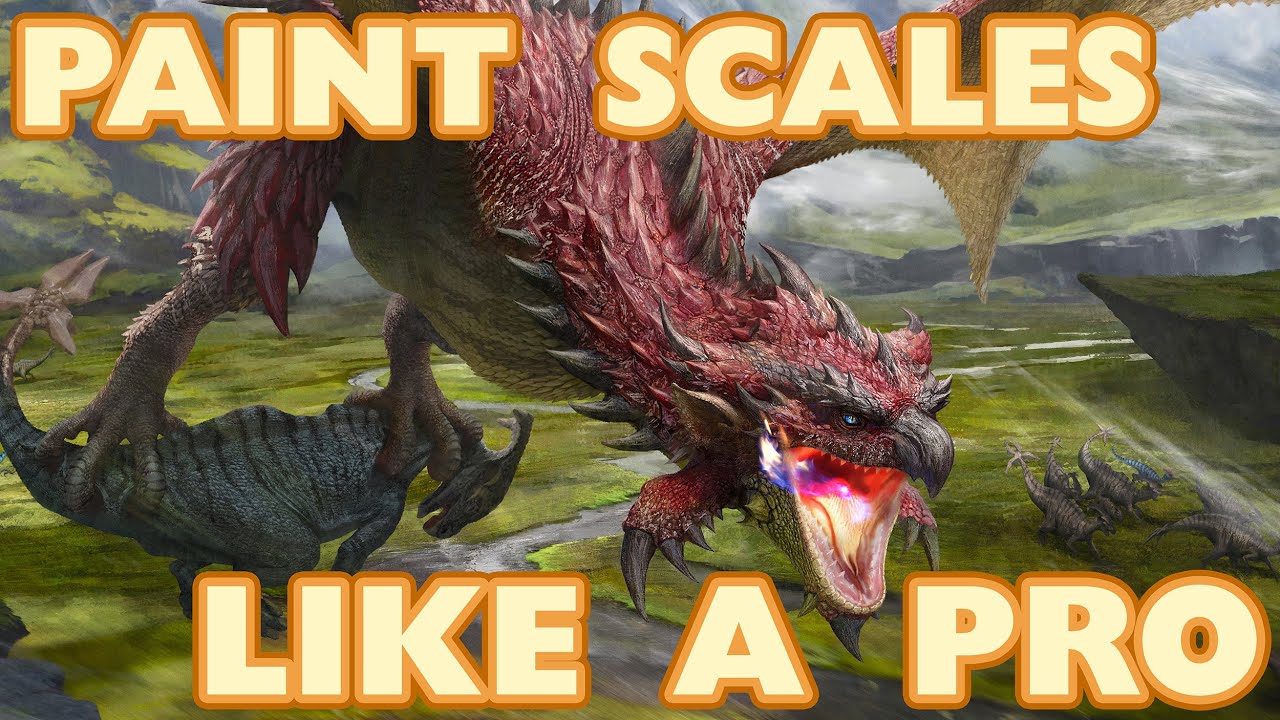 Paint Monsters Scales with this Easy Trick YouTube