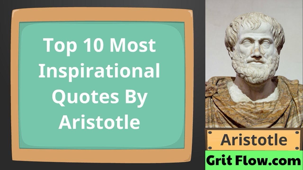 10 Most Inspirational Quotes By Aristotle - YouTube