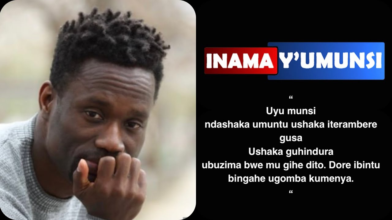 Inama Y'umunsi: Noneho reka tuganire ku MAFARANGA uyu munsi: Ndashaka umuntu ushaka ITERAMBERE gusa