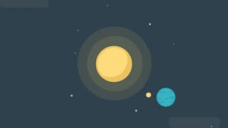 After effects tutorial | Rotating 2D Planets | Motion graphics