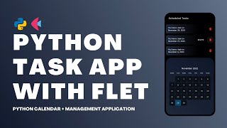 Python Tutorial With Flet: Task + Management Application