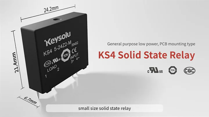 General purpose low power, PCB mounting type  KS4 solid state relay