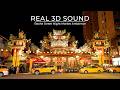 【4K ASMR】 饒河街觀光夜市 台灣|台北夜市漫步氛圍|Taipei Night Walk Ambience Raohe Street Night Market|散步 睡眠 放鬆 雙耳錄音