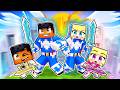 Tendo uma Família de POWER RANGERS no Minecraft!