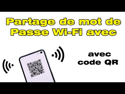 Comment faire un partage de mot de passe Wifi Samsung et scanner un QR code Wifi