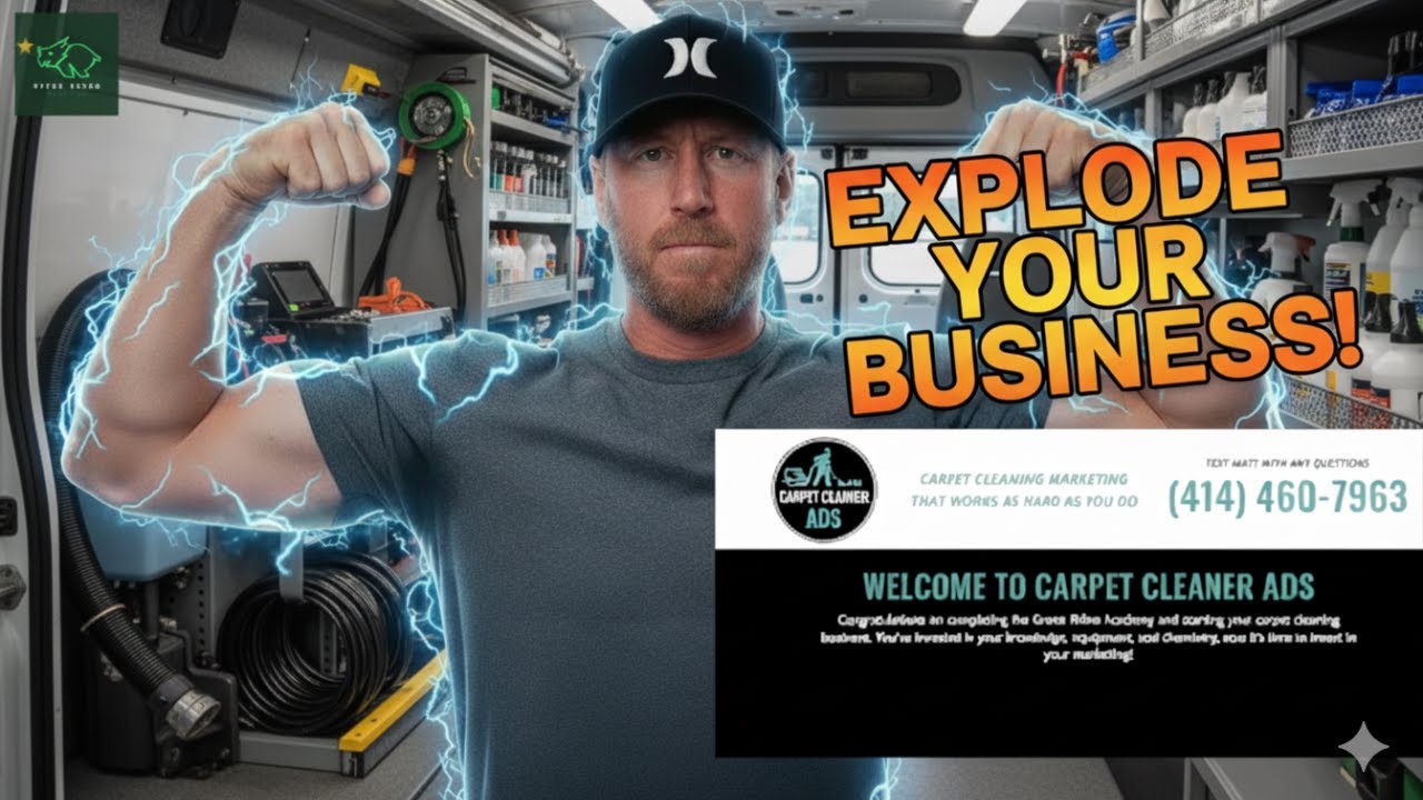 Carpet Cleaners Get More Jobs FAST! - YouTube