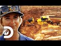 Team Salvage Pull A Moxy And Dozer Out Of Deep Thick Mud | Aussie Salvage Squad