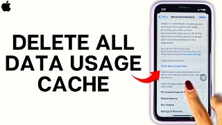 How to Clear All App Data Usage Cache on iPhone?