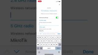 MikroTik Audience Initial Setup IOS App screenshot 1