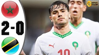 Morocco vs Tanzania 2-0 Highlights & All Goals 2025
