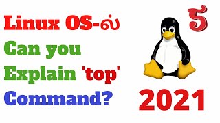 Linux OS-ல் Can you Explain 'top' Command  #linuxinterviewquestions