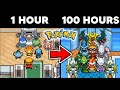 I played pokemon glazed for 100 hours amazing rom hack
