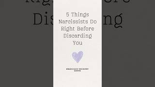5 Signs a Narcissist Is About To Discard You