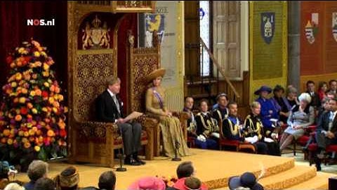 Volledige Troonrede Willem Alexander 2013