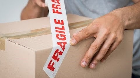 How to pack and ship fragile items properly