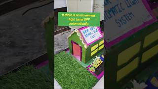 Sensor based Automatic Light System #working model #science exhibition #gsss Saran YNR