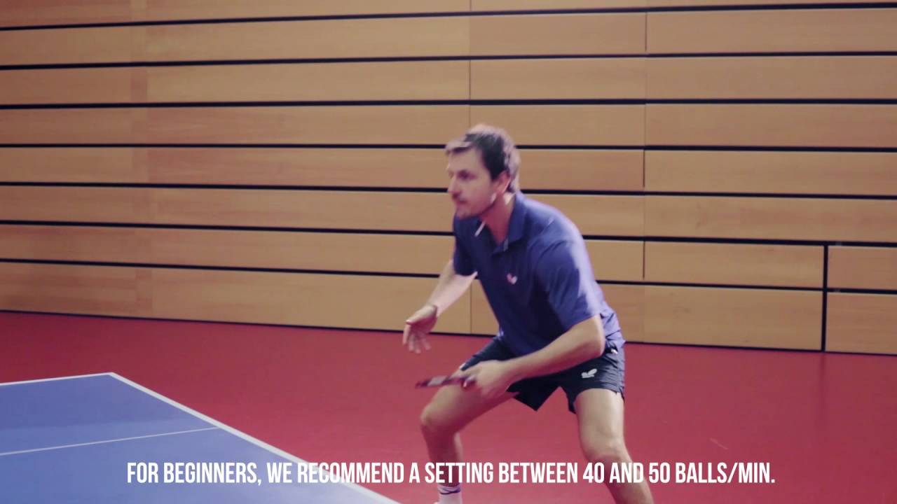 Tutorial with Timo Boll: Butterfly AMICUS table tennis robot 