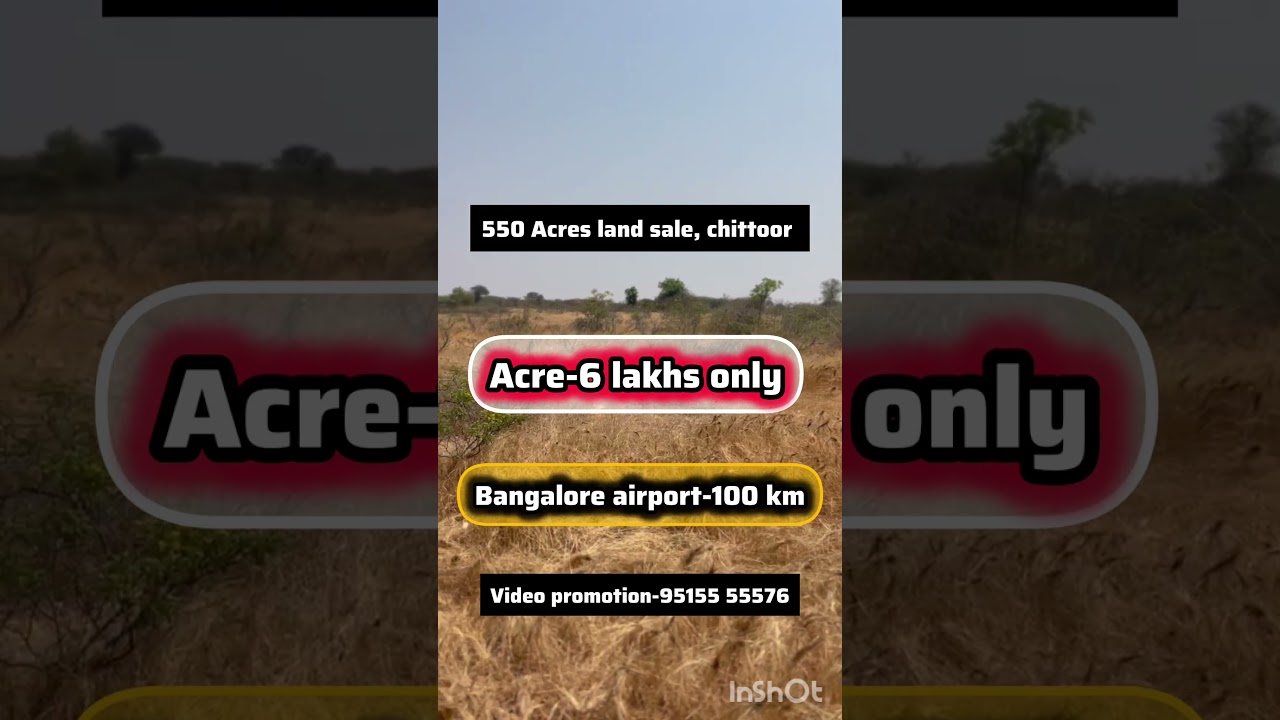 550 Acres Agricultural Land for Sale || Near Madanapalle, Chittoor District