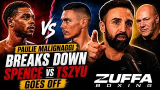 Paulie Malignaggi BREAKS DOWN Spence vs Tszyu & GOES OFF on Zuffa Boxing