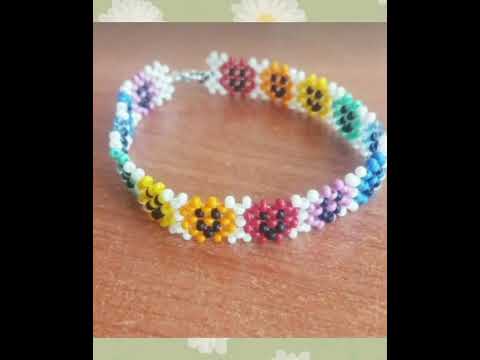 ~Идеи браслетов из бисера и бусин~идеи не мои 🌼