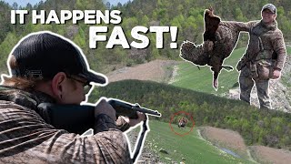 Hes Coming In Fast - Turkey Hunting West Virginia