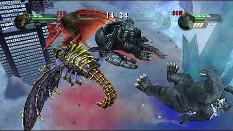 Godzilla Unleashed Overhaul - Godzilla & Rodan vs. Orga & Megaguirus