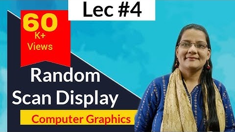 Random Scan Display|Computer Graphics| Lec 4