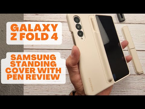Galaxy Z Fold 4 - Samsung Standing Cover with Pen Case Review