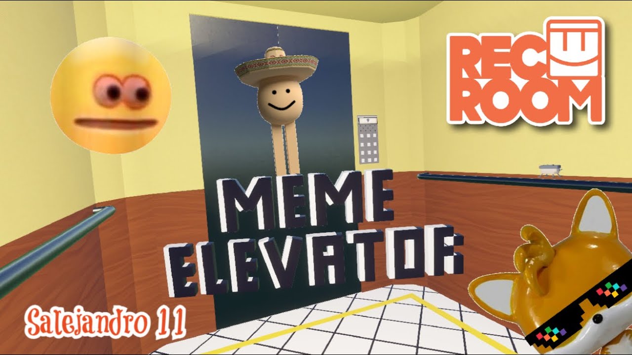 Mi Primera vez en Rec Room [Elevator meme] (termina mal) YouTube