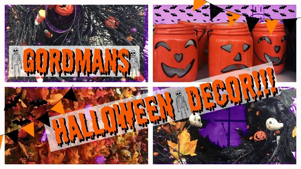 2017 GORDMANS HALLOWEEN DECOR!!! | HALLOWEEN HAPPY