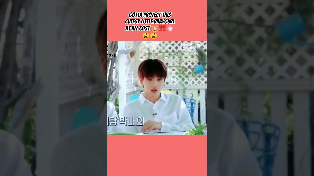 Park Jisung is scared 