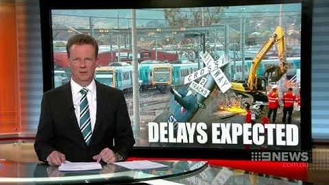 More level crossing works and more disruptions [9NEWS • Sept 25th 2016]
