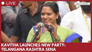 K. Kavitha announces new political party 'Telangana Rashtra Sena' in Medchal